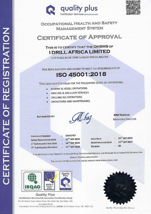ISO 45001:2018